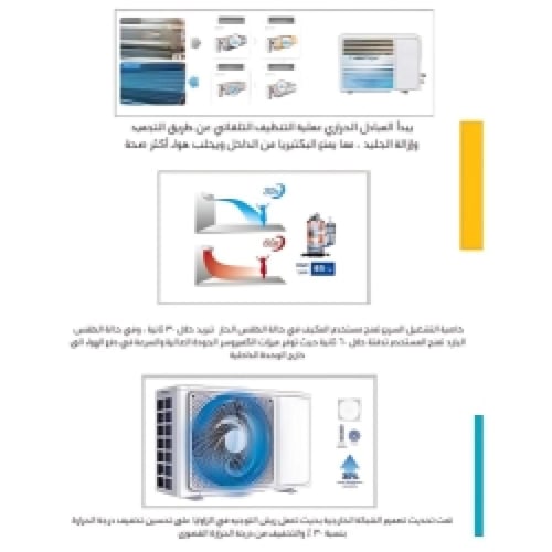 مكيف سبليت بارد فقط 23000 وحدة – هايسينس AS24CCN25...
