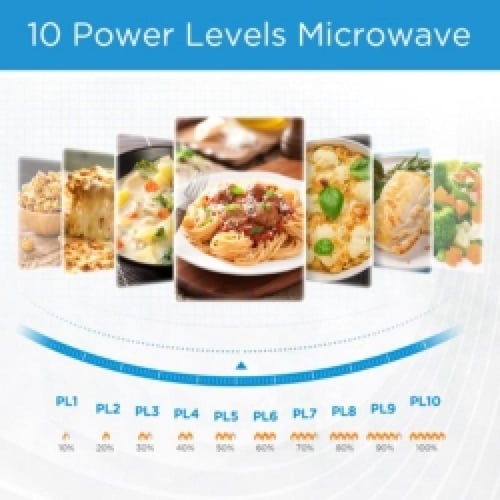 ميكروويف مايديا 20 لتر 700 واط أبيض EM720C2GSS – ط...