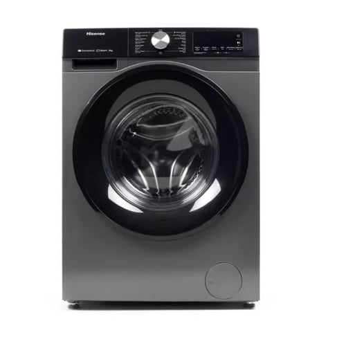 غسالة أمامية Hisense 8 كجم – تنشيف 80% – إنفرتر –...