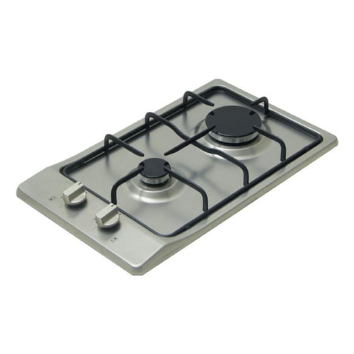 مسطح غاز ستانلس ستيل 30 سم عينين شبك زهر إشعال ذات...