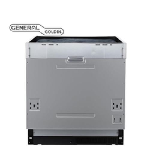 غسالة صحون جنرال جولدن 12 مكان مدمجة – فضي | 6 برا...