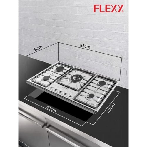 سطح فلكسي 5 عيون غاز شبك تيفال 90 سم FGS860Kl