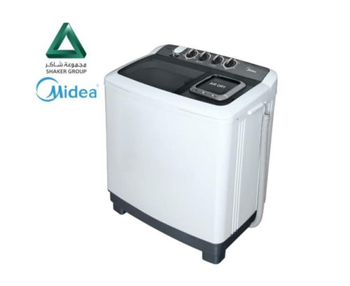 مايديا غسالة تحميل علوي – حوضين – 10 كجم غسيل و 4....