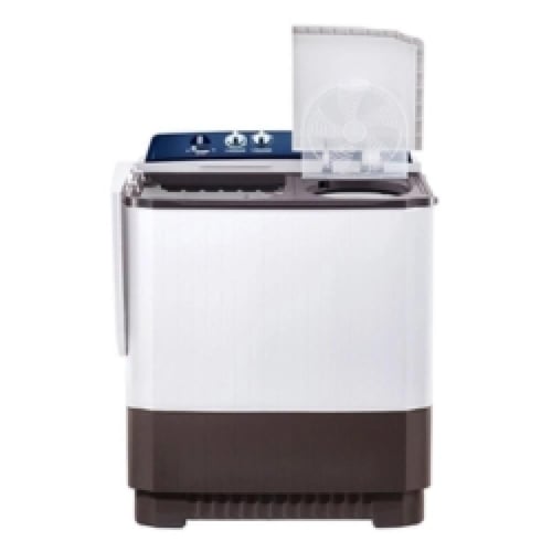 ال جي غسالة حوضين 10.5 كجم، 3 برامج، ابيض - WTT110...