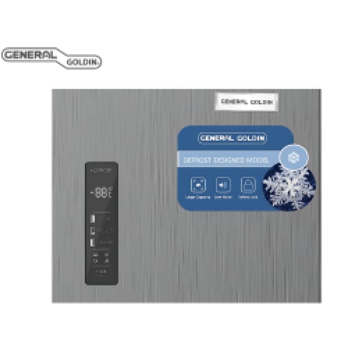 ثلاجة جنرال جولدن دولابي 20.50قدم 581 لتر فضي