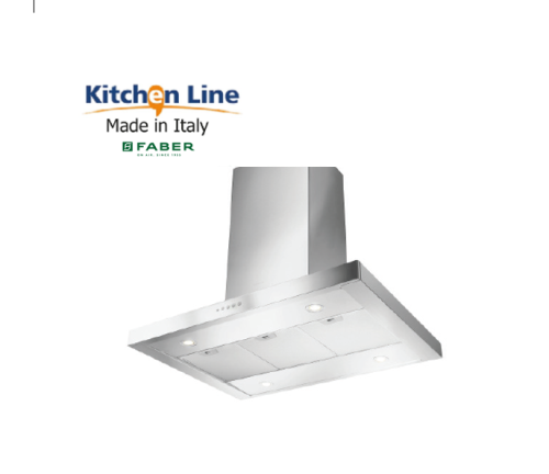 شفاط ستيلو جزيرة 90 سم -كيتشن لاين -