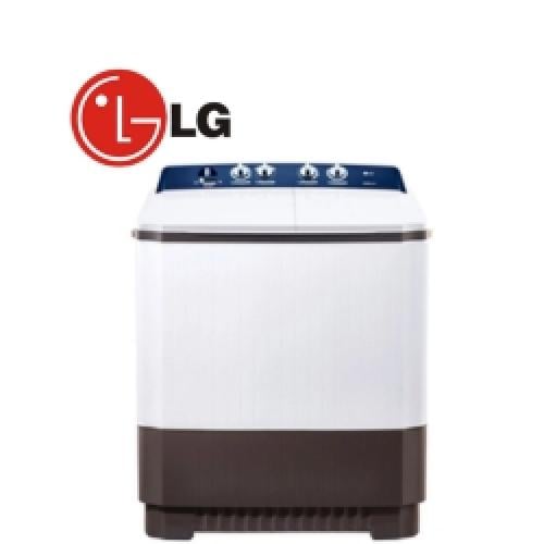 ال جي غسالة حوضين 10.5 كجم، 3 برامج، ابيض - WTT110...