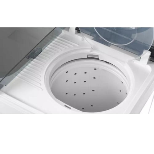 غسالة حوضين نصف أوتوماتيك Hisense 18 كجم تحميل علو...