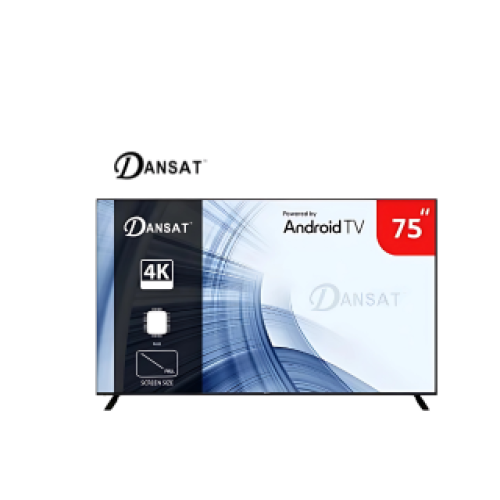 دانسات - شاشة تلفزيون 75 بوصة 4K سمارت أندرويد - D...