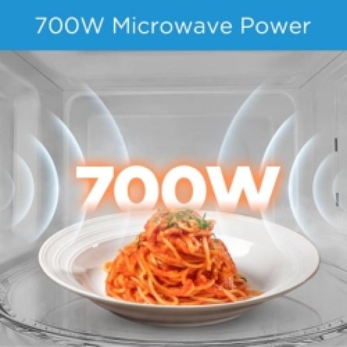 ميكروويف مايديا 20 لتر 700 واط أبيض EM720C2GSS – ط...