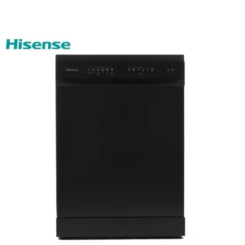 غسالة صحون هايسنس أسود 16 مكان – 8 برامج – تنظيف ذ...