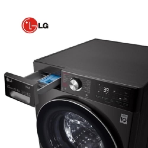 غسالة إل جي تحميل أمامي 12 كيلو مع تنشيف 8 كيلو –...
