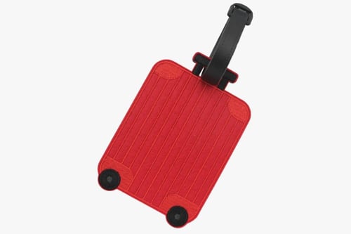 تعليقة شنطة بشكل حقيبة سفر