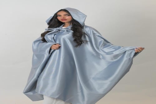 عبايه اخت العروسه لون رصاصي