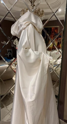 عباية عروس ساده