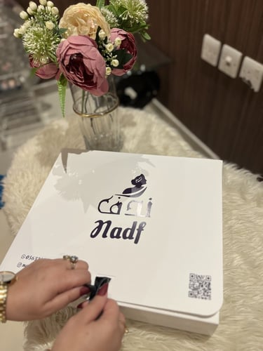 عبايه العروس لون اسود الجوري