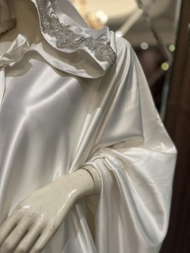 عباية عروس تطريز ناعم