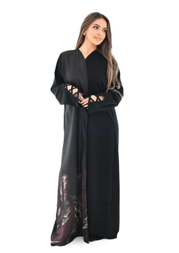 عباية زم من الخلف