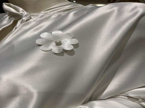 عبايه عروس الورد كلوش