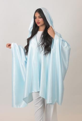 عبايه اخت العروسه لون سماوي