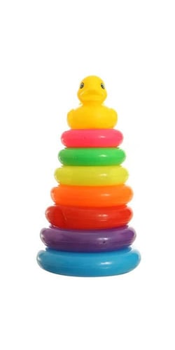 لعبة حلقات تكديس لينة للأطفال – لتنمية المهارات ال...