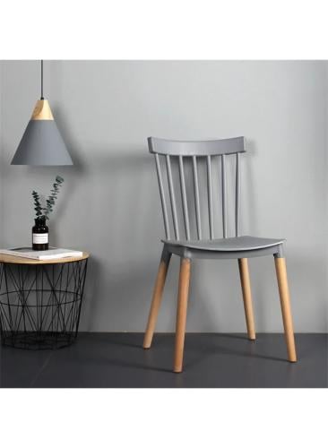 كرسي طعام عصري بتصميم راقي مع ارجل إستيل معدنيه من...