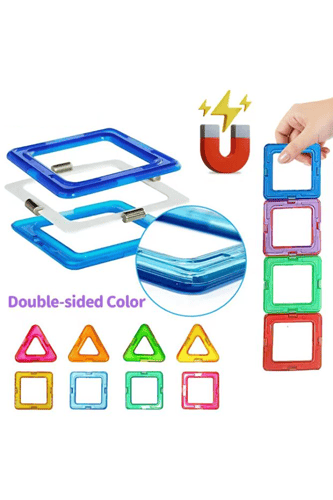 طقم مكعبات مغناطيسية MAGKISS – 56 قطعة لتنمية الإب...