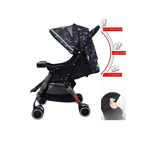 عربة أطفال مريحة وخفيفة الوزن مع إمكانية طي مدمجة...