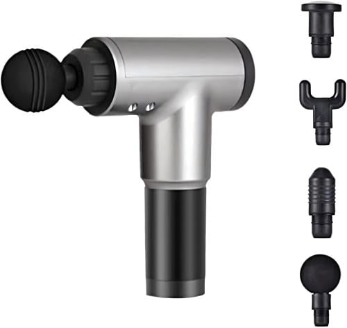 مسدس مساج عضلي احترافي مع رؤوس متعددة للتعافي السر...