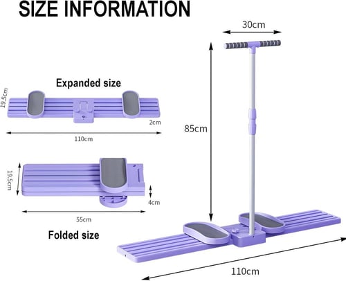 جهاز تمارين منزلي لتقوية العضلات و شد الخصر مع مقب...