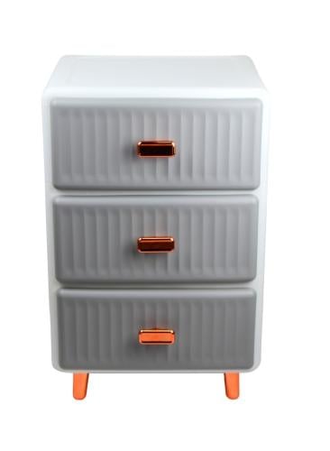 وحدة ادراج بلاستيك عرض45سم ثلاثة أدراج