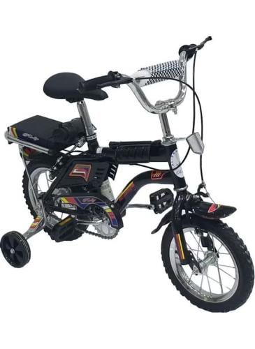 دراجة رامبو مقاس 12 بوصة بعجلات جانبية و تصميم ريا...