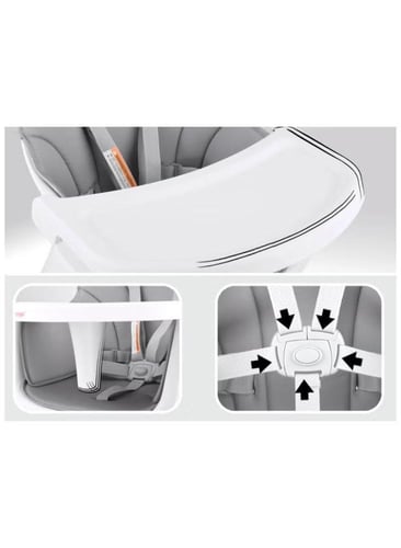 كرسي طعام اطفال متعدد الاستخدامات قابل للتعديل و ا...