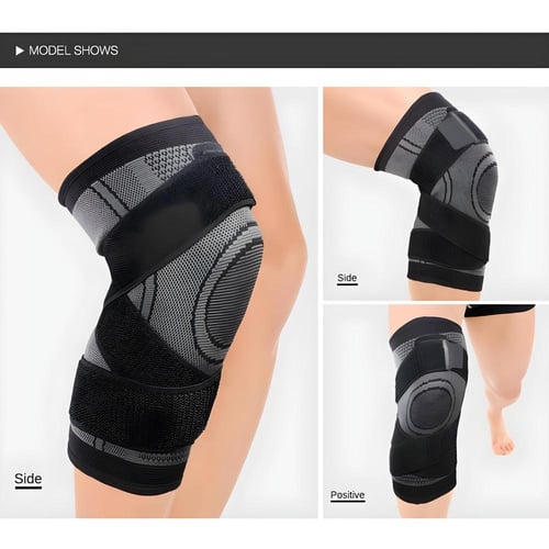 دعامة ركبة رياضية قابلة للتعديل للدعم و الثبات و ت...