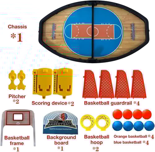لعبة كرة السلة المكتبية للأطفال – تحدي التصويب الم...