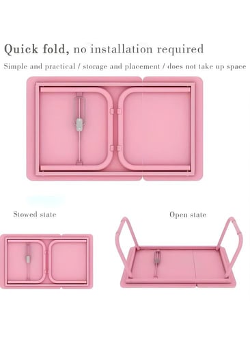 طاولة لابتوب قابلة للطي مع سطح قابل للإمالة و حامل...