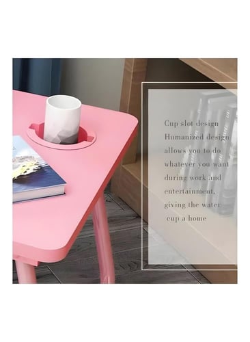 طاولة لابتوب قابلة للطي مع سطح قابل للإمالة و حامل...