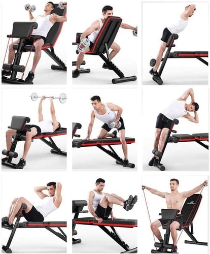 بنش تمارين متعدد الاستخدامات 4 في 1 لتدريب كامل لل...