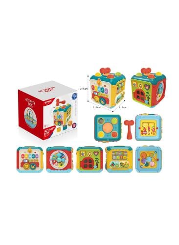 مكعّب الأنشطة التعليمي للأطفال 6 في 1 – لتنمية الح...