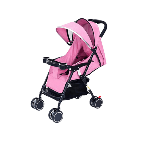 عربة أطفال خفيفة قابلة للطي مع طاولة طعام و مظلة ح...