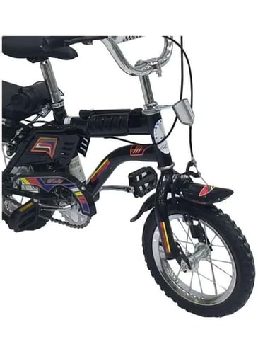 دراجة رامبو مقاس 12 بوصة بعجلات جانبية و تصميم ريا...