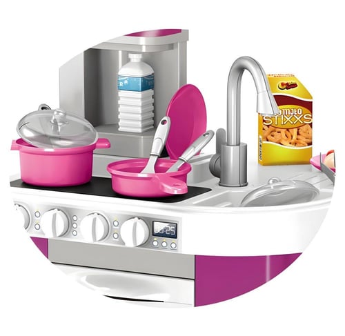 مطبخ لعب للأطفال مع مجموعة أواني متكاملة – تجربة ط...