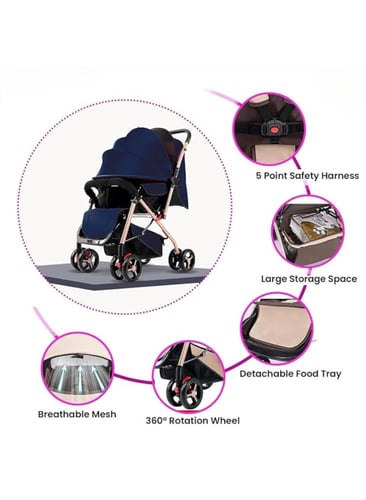 عربة اطفال MAAS الخفيفة: الرفيق الأمثل لرحلاتك الي...