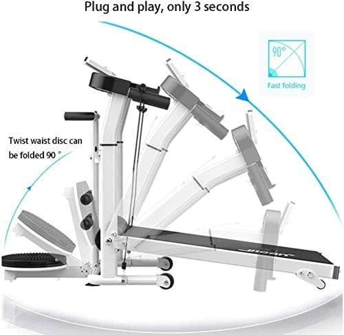 ماكينة تمارين يدوية وجهاز سير للمشي 120x60x18سم