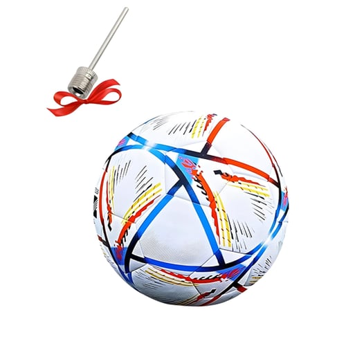 كرة قدم بتصميم كأس العالم 2022 ذات جودة عالية متعد...