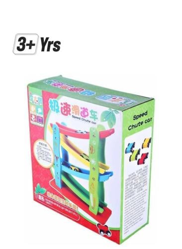 لعبة سيارات هوت تشوت الخشبية للأطفال بألوان نابضة...