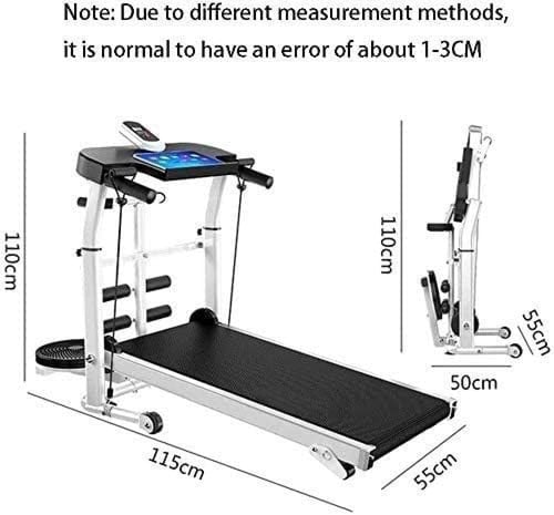 ماكينة تمارين يدوية وجهاز سير للمشي 120x60x18سم