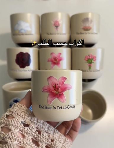 كوب الورد