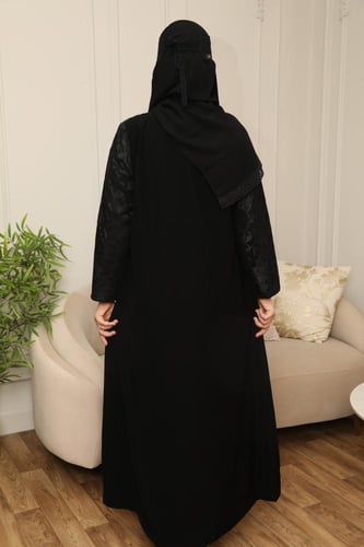 عباية دانتيل فخمة بقصة ياقة بليزر رسمية – عبايات ي...