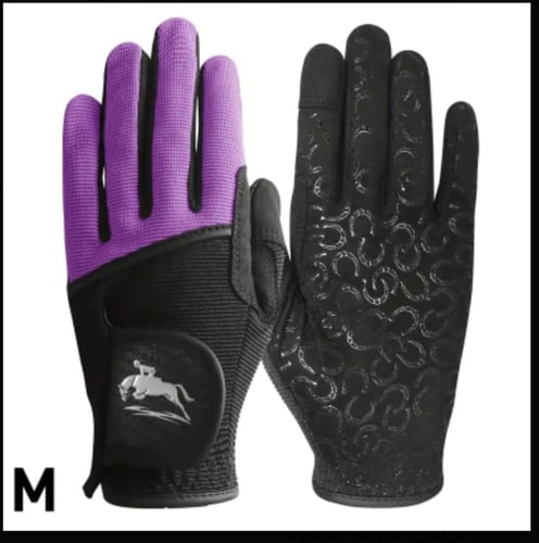 قفاز ركوب خيل مريحة للنساء